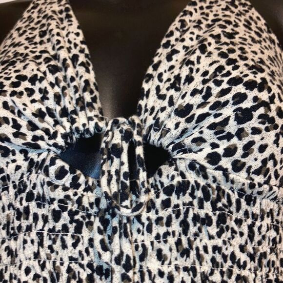 URBAN OUTFITTERS Jolie Cheetah Leopard Cutout Cami Top Womens Medium - Picture 6 of 15